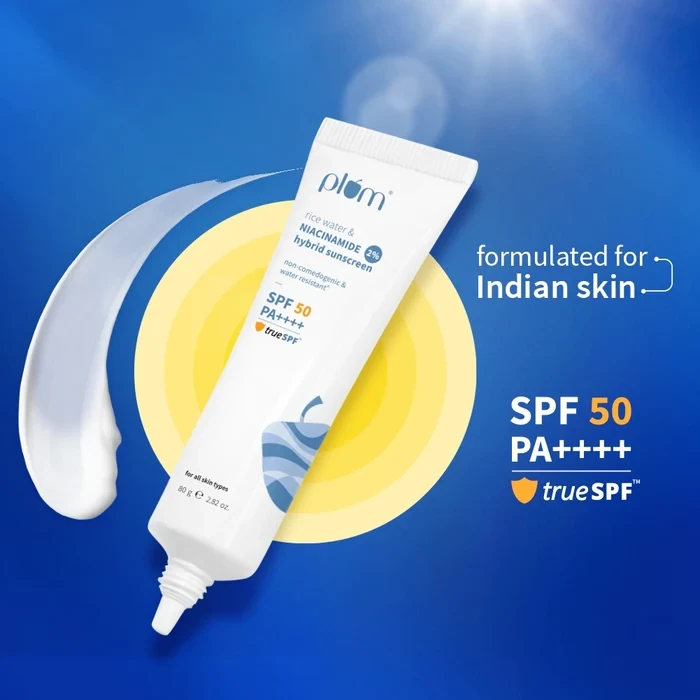 2% Niacinamide & Rice Water SPF 50 PA++++ Hybrid Sunscreen