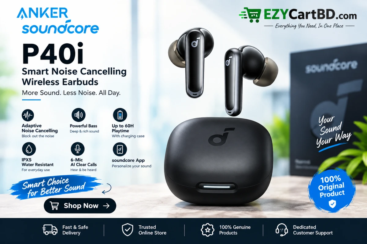 Anker Soundcore P40i Smart Noise Cancelling Wireless Earbuds