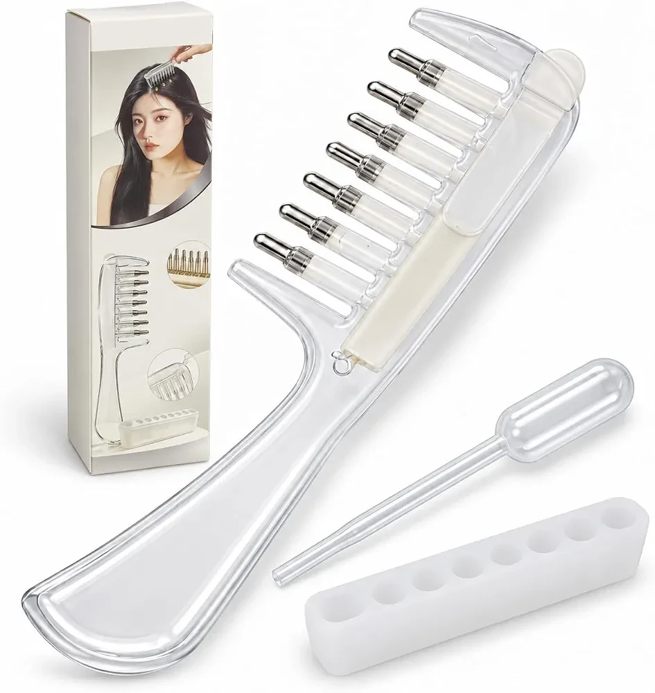 oil applicator hair comb